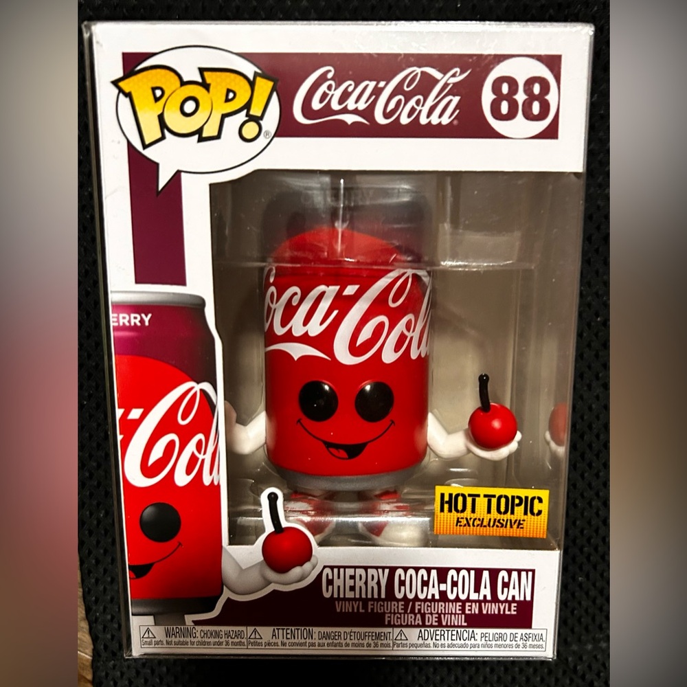 Coca Cola Hot Topic Exclusive FUNKO ! Cherry Coke